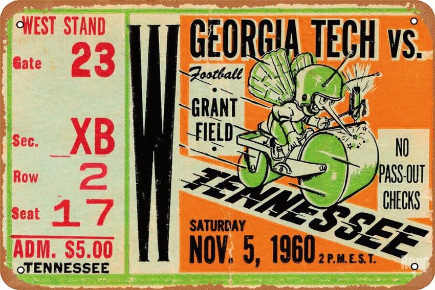 Tech Office Wall - Pôster Vintage de Metal 1960 GEORGIA