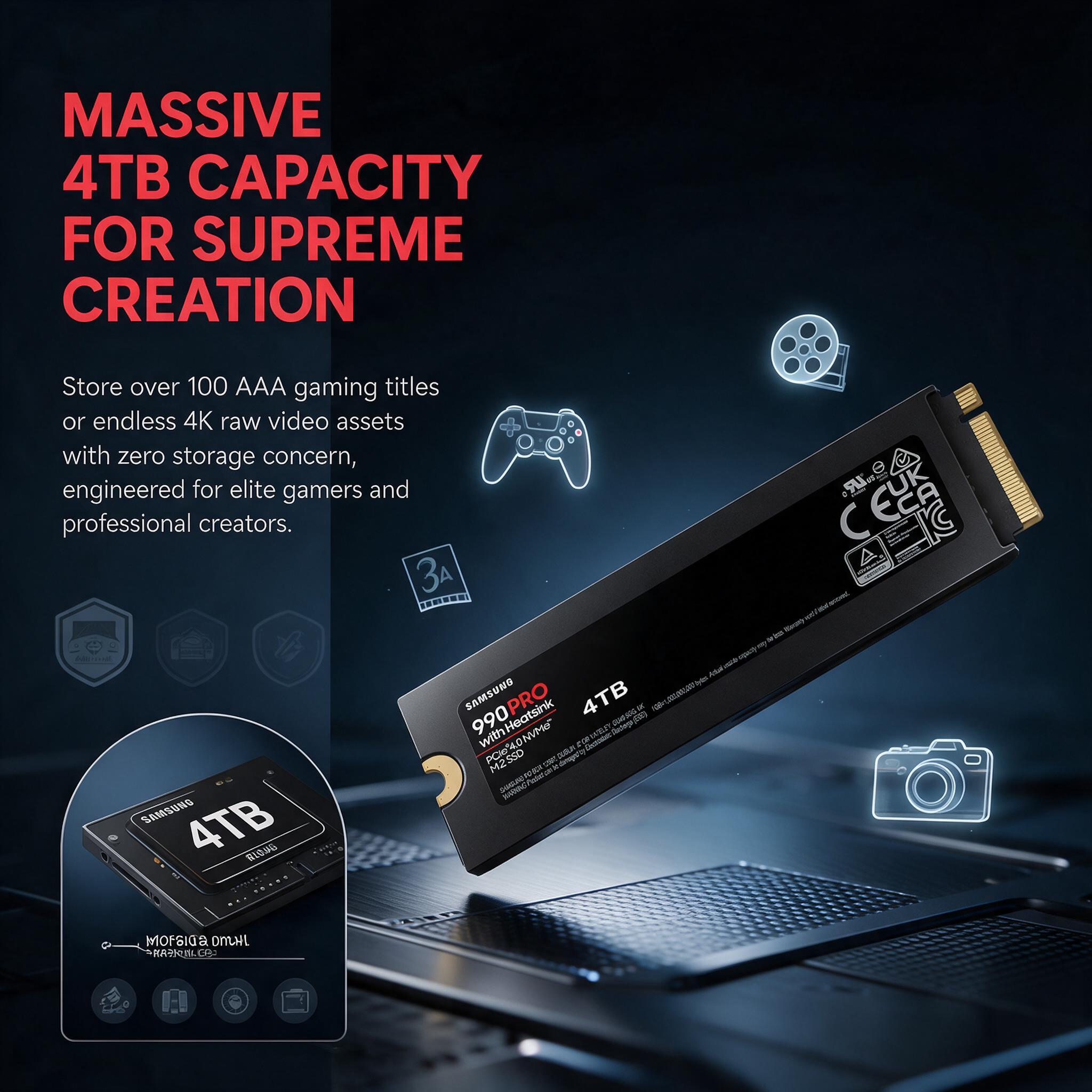 SSD SAMSUNG 990 PRO com Dissip - Samsung Ssd 990 Pro avaliação e preço