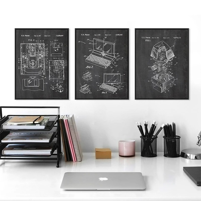 Conjunto de 6 Peças de Arte de - Tech Office Wall avaliação e preço