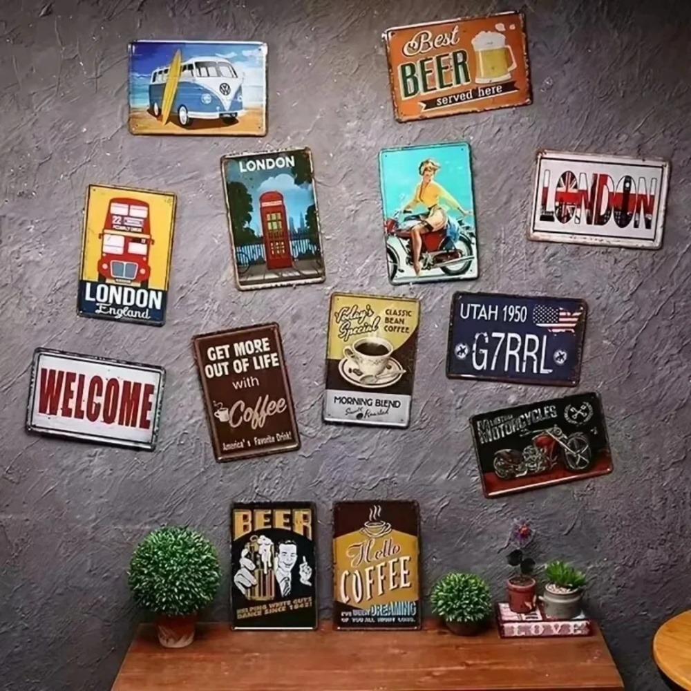 CIFBUY Placa de Metal Decorati - Tech Office Wall avaliação e preço