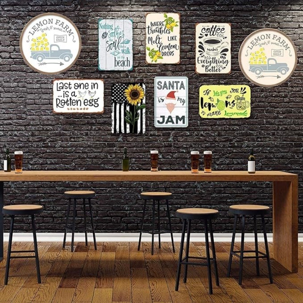 CIFBUY Placa de Metal Decorati - Tech Office Wall avaliação e preço
