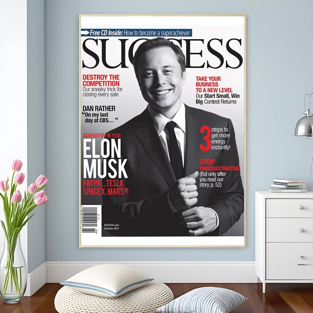 Elon Musk Dogefather, Visionár - Tech Office Wall avaliação e preço